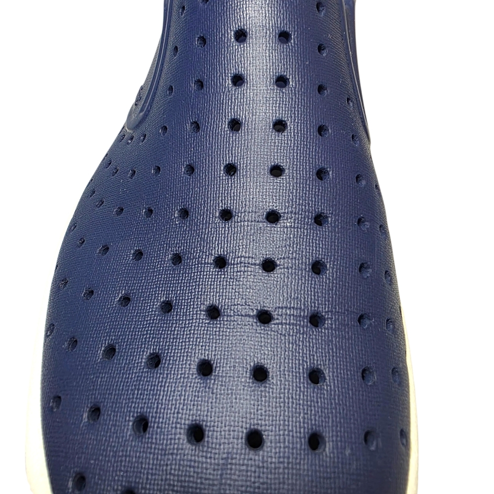 Native Navy Perforated Slip-On Shoes Unisex Mens Sz 7 Women's Size 9 Lightweight - Picture 5 of 12